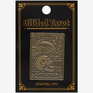 Gilded Tarot Death Card Enamel Pin Hot Topic